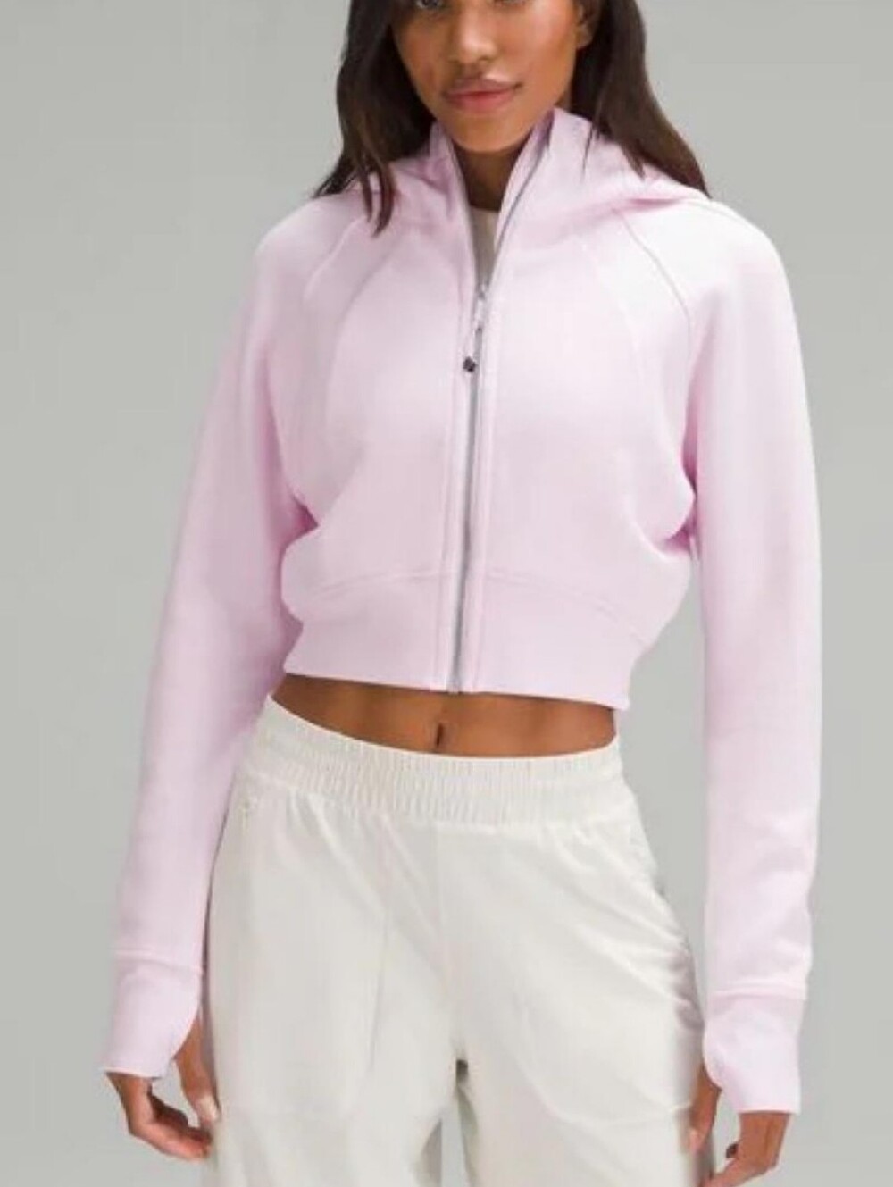 Lululemon Full Zip Cropped Scuba